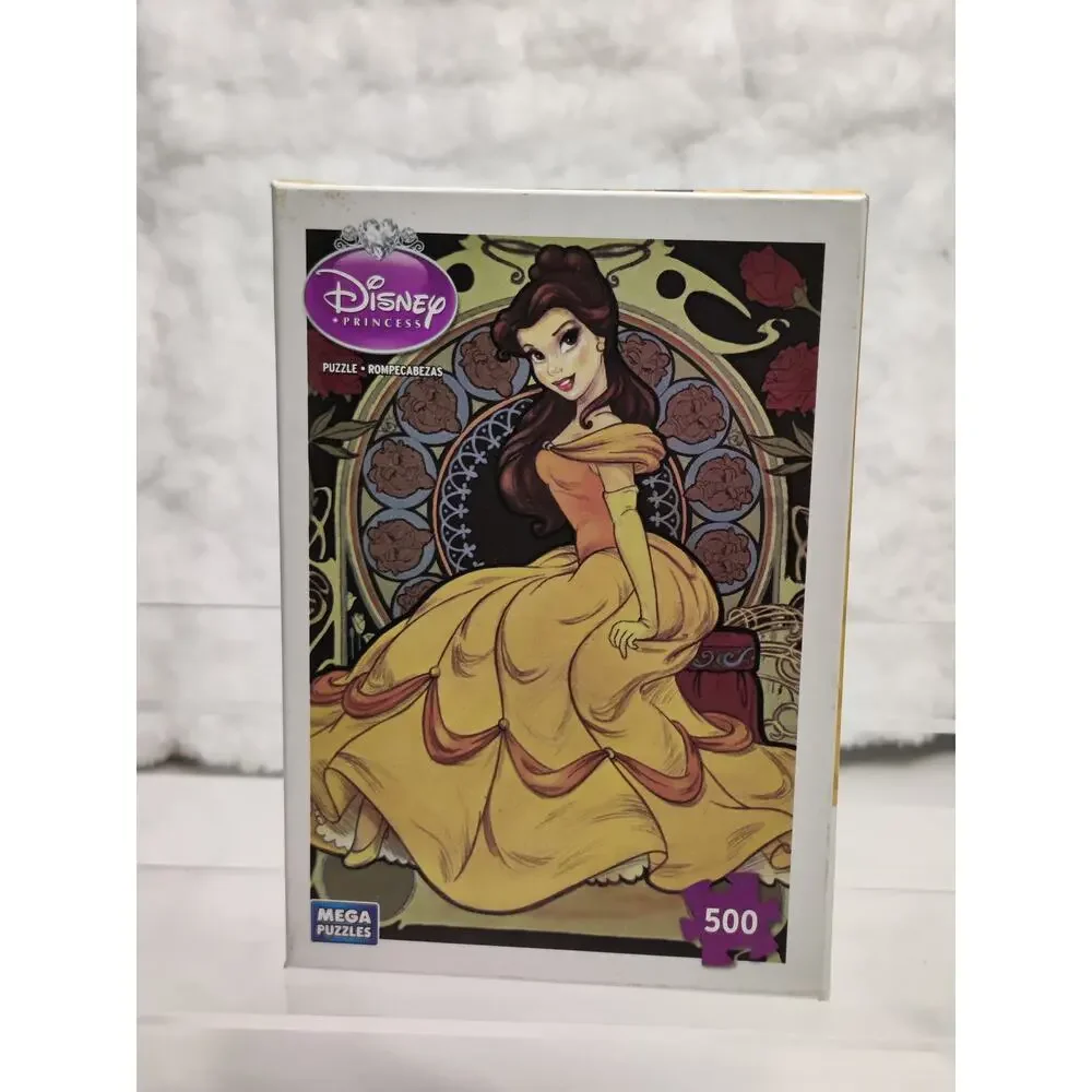 Disney Princess Art Nouveau 500 Piece Puzzles Lot of 5 - NIB/Sealed
